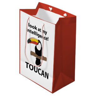 Toucan Toco Bird Tropical Funny Medium Gift Bag