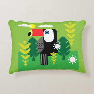 Toucan Tropical Bird Decorative Cushion