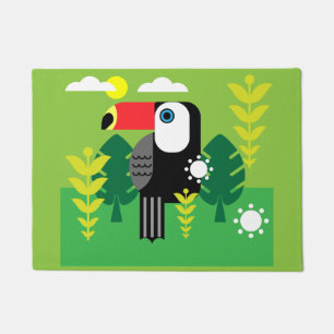 Toucan Tropical Bird Doormat
