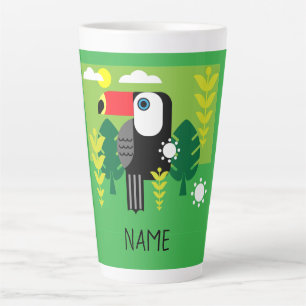 Toucan Tropical Bird Latte Mug