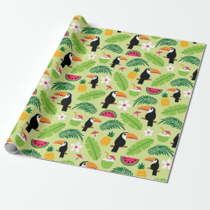 Toucan Tropical Summer Wrapping Paper