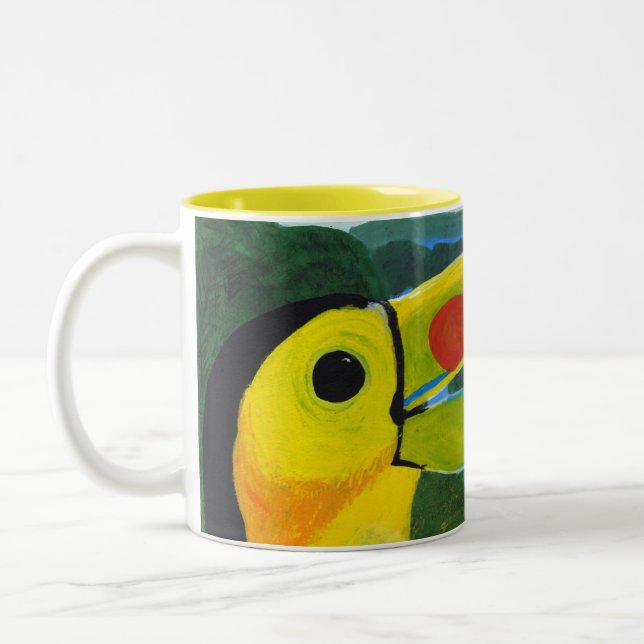 Toucan Two-Tone Coffee Mug (Left)