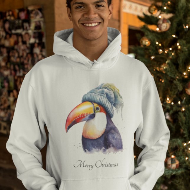 Toucan Winter Vibes, custom Hoodie (Creator Uploaded)