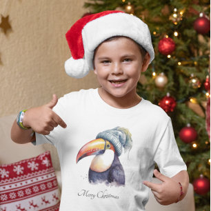 Toucan Winter Vibes, custom T-Shirt