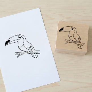 Toucan Wooden Art Stamp