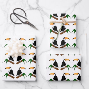 Toucan Wrapping Paper Sheets