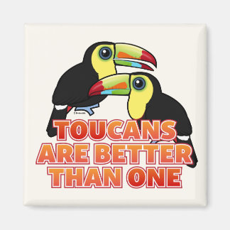 Toucans Are Better Than One Magnet