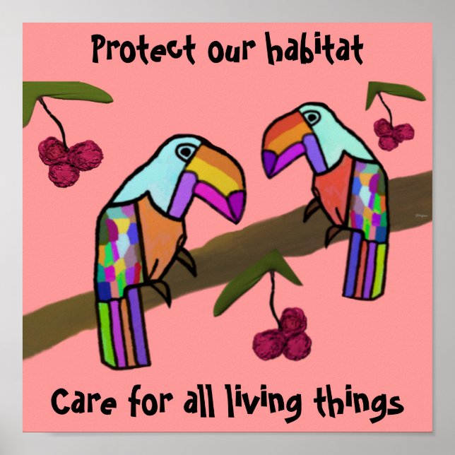 Toucans Habitat Poster (Front)