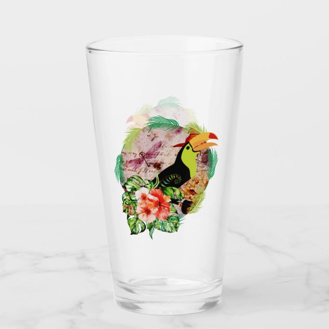Toucan's Magic - Tropical Bird Witchcraft Glass (Front)