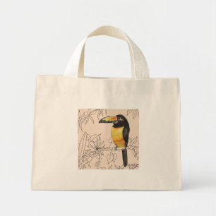 Toucans on a Tiny Tote 