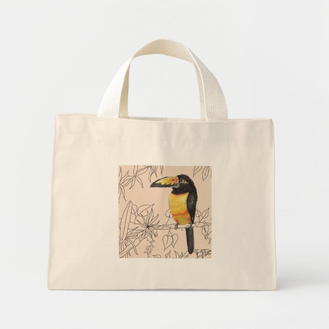 Toucans on a Tiny Tote  (Front)