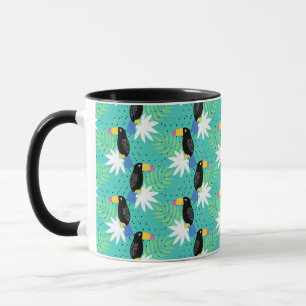 Toucans On Teal Mug