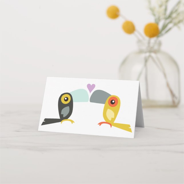 Toucans Place Card (Front)