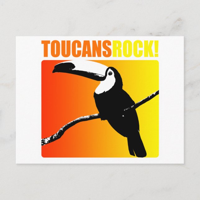 Toucans Rock! Postcard (Front)
