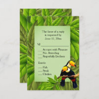 Toucans RSVP with Entree Selection