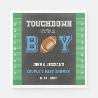 Touch Down Its a Boy Football Baby Shower