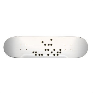 Touch Me (Braille) Skateboard