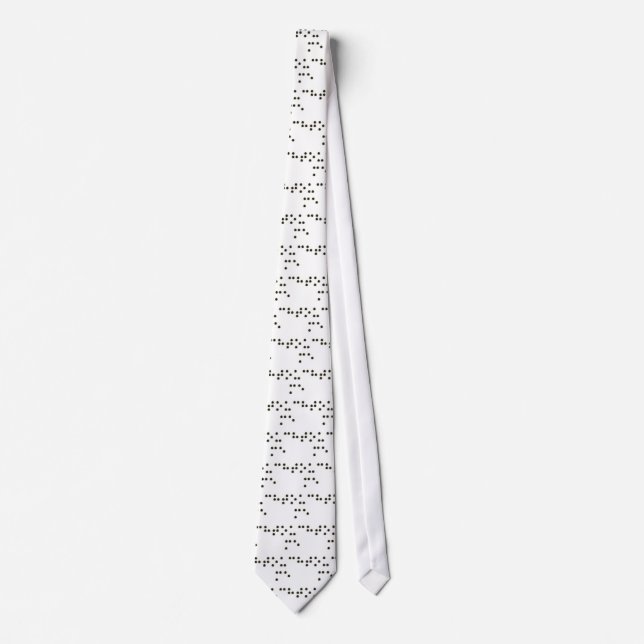 Touch Me (Braille) Tie (Front)