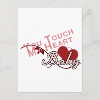 Touch - miss a Shirt Design Postcard