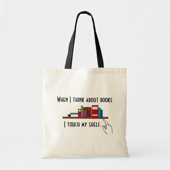 Touch My Shelf Tote Bag (Front)