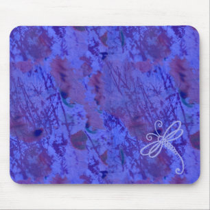 Touch Of Blue Dragonfly Art Mouse Mat