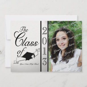 Touch of Class Graduation 2013 Black Invitation