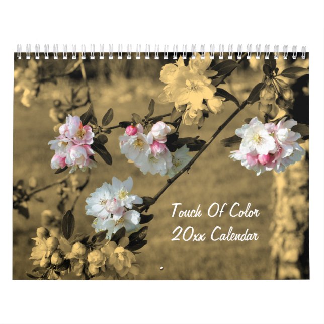 Touch Of Colour Flowers And Nature Calendar (Cover)