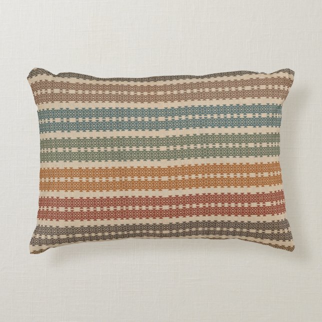 Touch of Colour Geo Pattern Decorative Cushion (Front)
