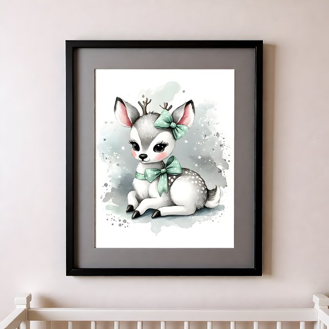 Touch of Colour Nursery Forest Animals Deer Poster (Creator Uploaded)