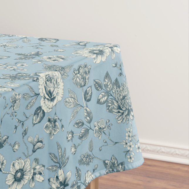 Touch of Elegance Garden Toile Tablecloth (In Situ)