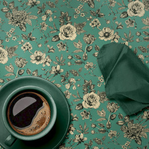 Touch of Elegance Garden Toile Tablecloth