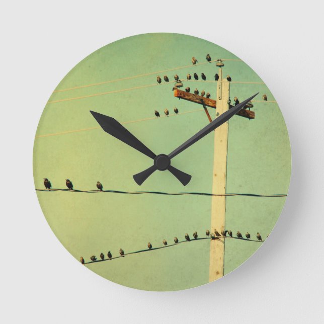 Touch Of Lomo Round Clock (Front)