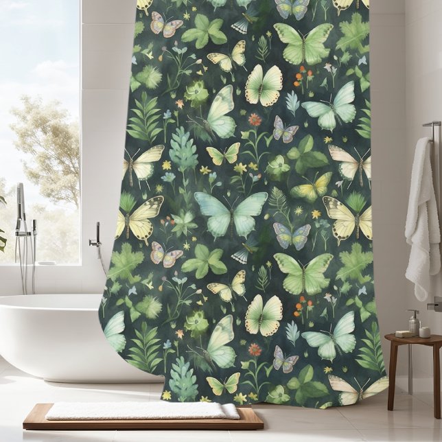 Touch of Nature Butterfly Shower Curtain (Creator Uploaded)