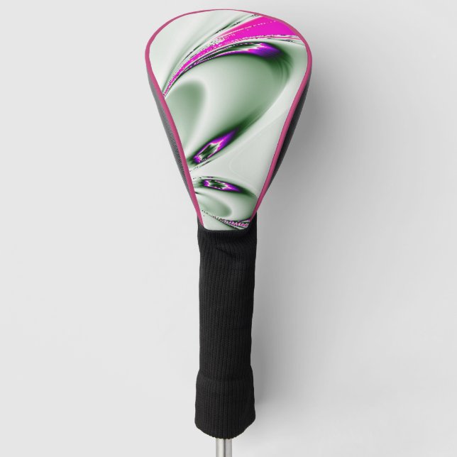 Touch of Pink Golf Head Cover (Front)