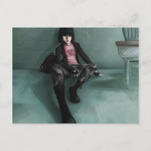 Touch of Pink Postcard