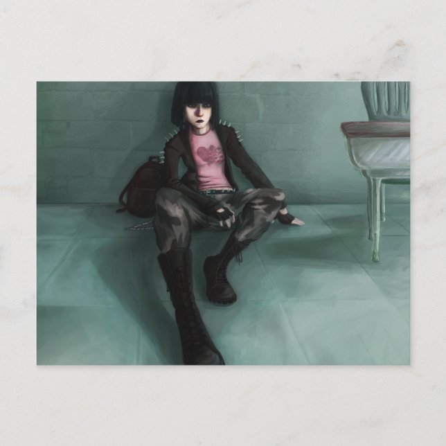 Touch of Pink Postcard (Front)