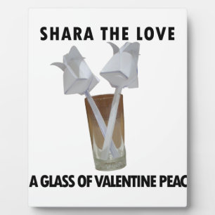 Touch of Romance: A Peaceful Valentine's Day Plaque