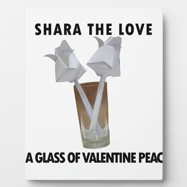 Touch of Romance: A Peaceful Valentine's Day Plaque (Front)