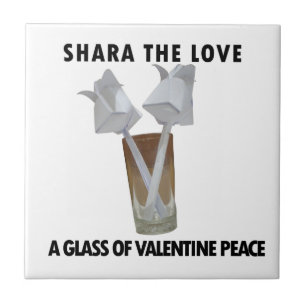 Touch of Romance: A Peaceful Valentine's Day Tile