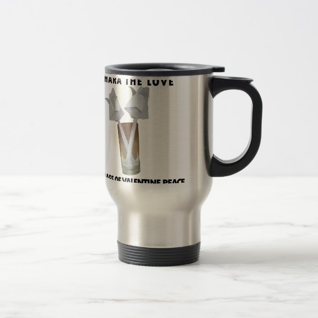 Touch of Romance: A Peaceful Valentine's Day Travel Mug (Right)