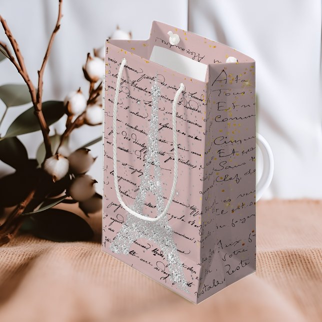 Touch of Silver 2 Eiffel Tower Small Gift Bag (Creator Uploaded)