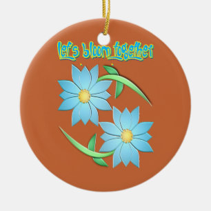 touch of springtime ceramic tree decoration