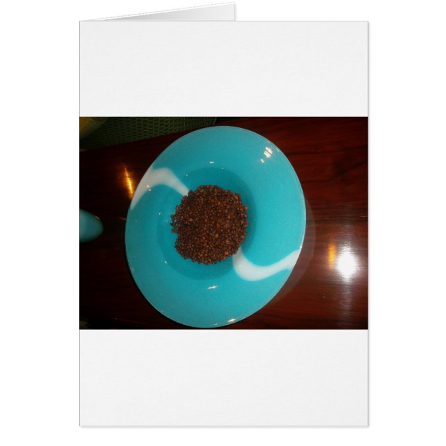 Touch of the Sea: A Cyan Bowl of Coffee (Front)