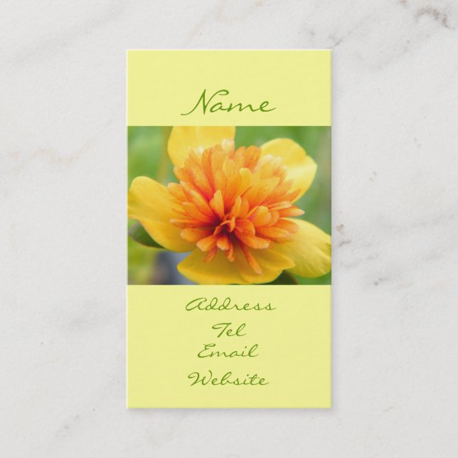 Touch Of Warmth Business Card (Front)