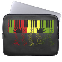 Touch the Rhythm – Colourful Piano Keys Music Art