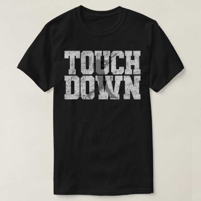Touchdown Baseball  T-Shirt (Design Front)