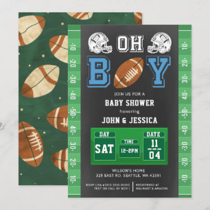 Touchdown Boy Football  Invitation