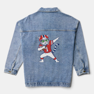 Touchdown Cat Denim Jacket