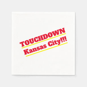 Touchdown Kansas City Cocktail Napkins