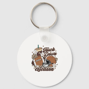 Touchdown Season American Footll Game Day Thanksgi Key Ring